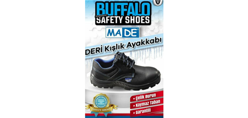 MADE BUFFALO DERİ KIŞLIK İŞ AYAKKABISI (10 ADET ) 45 NO 